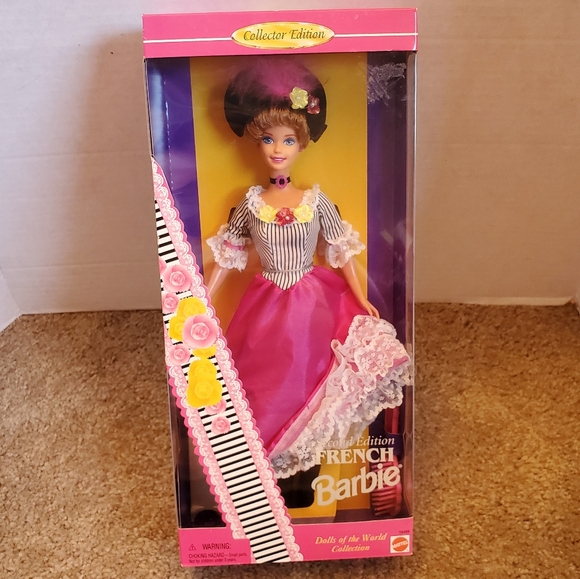 NIB VINTAGE Barbie French Doll Collector Edition Dolls of the World 1996 - Picture 2 of 9